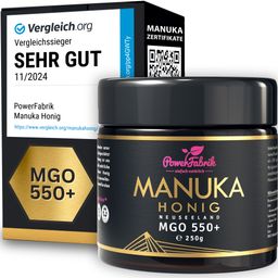 PowerFabrik Manuka Honig MGO 550+, im Glas
