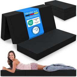 ELONEO Klappmatratze 15 cm dick, waschbar, versch. Größen & Farben, geeignet für Hausstauballergiker