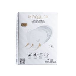 Moonlex FFP2 Maske 5-lagig einzeln verpackt - Made in Europe