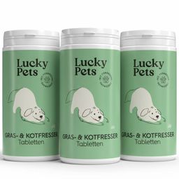 Gras- & Kotfresser Tabletten Hund – pflanzlich und magenschonend – Mit Ulmenrinde und Heilerde