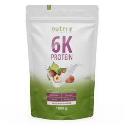 nutri+ 6K Eiweißpulver 1kg - Protein Shake ohne Whey