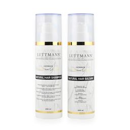 LUTTMANN® Natural Hair Pflegeset Shampoo + Balsam