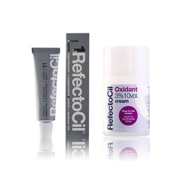 Refectocil Wimpernfarbe graphit 1.1 & Refectocil Oxidant Creme 3% Set