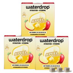 waterdrop® Microdrink Apple Trio – Erfrischende Apfel Getränkewürfel mit Vitaminen