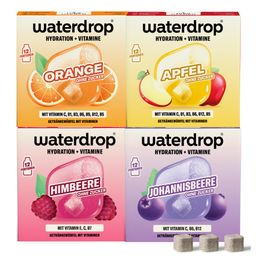 waterdrop® Microdrink Bestseller Fruchtmix Quartett – Apfel & Beeren Getränkewürfel mit Vitaminen
