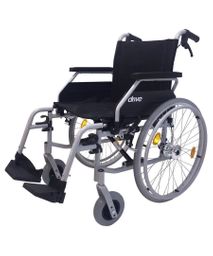 Standard-Stahlrollstuhl Drive Medical Ecotec Rollstuhl 2G mit Trommelbremse Sitzbreite 46cm
