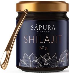 Shilajit Resin Mumijo Shilajit Harz + Dosierlöffel **60g** LABORBERICHT & ZERTIFIKAT