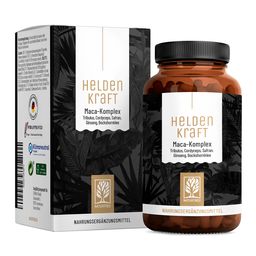 Maca Komplex u.a. mit Tribulus Terrestris, Cordyceps, Bockshornklee - Heldenkraft - NATURTREU®