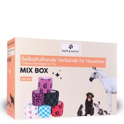 PAWS&PATCH Selbsthaftende Verbände MIX BOX 6er-Set für alle Heimtiere