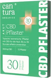 CANTURA® CBD-Pflaster AKUT Alternative zu Schmerzpflaster PREMIUM 30mg