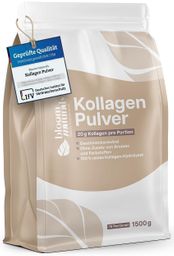 Bloom Naturals Collagen Hydrolysat Pulver Hochdosiert - 1500 g - Typ I & III - 75 Tage Vorrat