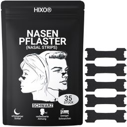 HIXO Nasenpflaster Schlaf & Sport Schwarz