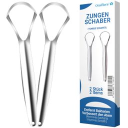 Oralflora Zungenreiniger – Edelstahl