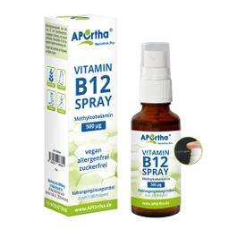 APOrtha® Vitamin B12 veganes Mundspray 500 µg Methylcobalamin