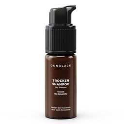 JUNGLÜCK Trockenshampoo - dunkles Haar, verleiht spürbar mehr Griffigkeit & Volumen