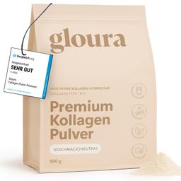 Gloura® Premium Kollagen Hydrolysat Pulver (Typ 1 & 3) - Geschmacksneutral