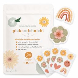 pieksmichnicht Pflanzliche Anti-Mücken-Sticker Flower Power Edition
