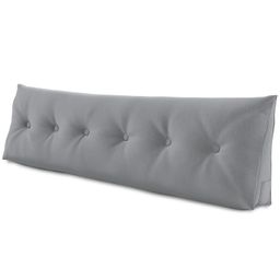 ELONEO Multi-Stützkissen Bett- und Rückenstützkissen mit Seitenfach & waschbarem Bezug