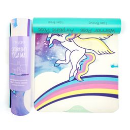 Myga Kinder Yogamatte - Magisches Einhorn