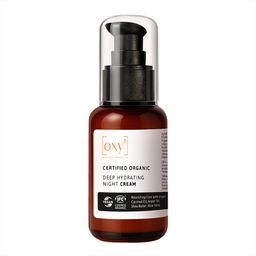 oxy8 Naturkosmetik DEEP HYDRATING NIGHT CREAM - Anti Aging Nachtcreme. Glättet Falten, nährt d. Haut