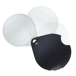 Schweizer Taschenlupe 5 Fach / Ø 30mm Graphit