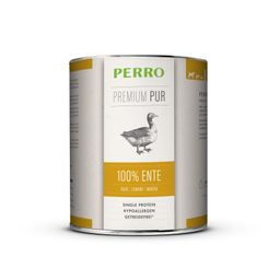 PERRO Premium Pur Ente - Nassfutter Hund adult