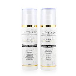 LUTTMANN® Synthetik Hair Pflegeset Shampoo + Balsam