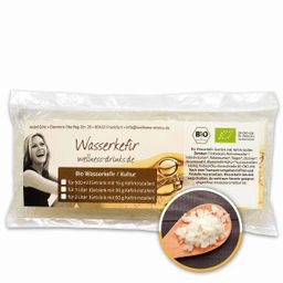 WELLNESS-DRINKS Bio-Wasserkefir mit lebenden Kefirkristallen