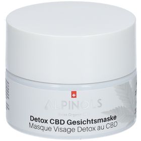 ALPINOLS Detox CBD Gesichtsmaske mit Aloe Vera und Tonerde