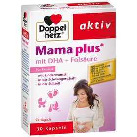 Doppelherz® aktiv Mama plus+ mit DHA + Folsäure