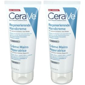 CeraVe Regenerierende Handcreme: feuchtigkeitsspendende Handpflege mit Hyaluron und Ceramiden