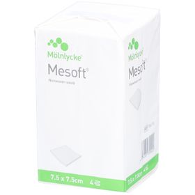 Mesoft® Vliesstoff-Kompressen 7,5 cm x 7,5 cm unsteril