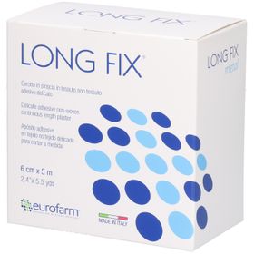 Longfix Metal Elastische Bandage 6 cm x 5 m