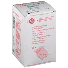 NOBA Rudafilm® Inselpflaster steril 7 cm x 5 cm 50 Stück