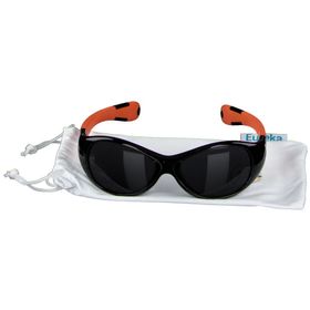 Eureka Pharma® Sonnenbrille für Kinder Schwarz-Orange 4–12 Jahre