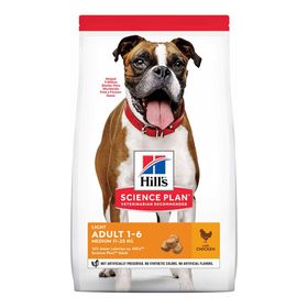 Hill's Science Plan Light Medium Adult Hundefutter mit Huhn