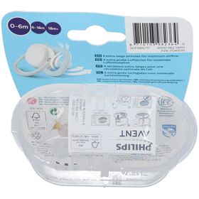 PHILIPS Avent Ultra Air Happy Schnuller 0-6 Monate, Apfel/ Birne