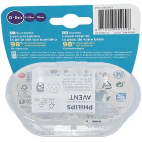 PHILIPS Avent Ultra Air Schnuller 0-6 Monate, Papagei/ Ananas