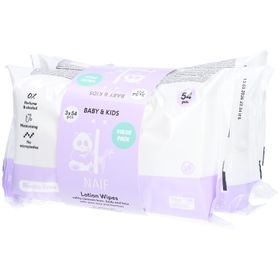 NAIF Plastikfreie Feuchttücher mit Lotion für Baby & Kind 24er Pack