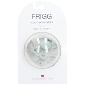 FRIGG Schmetterling Salbei Silikon Schnuller - Silber 6-18 Monate