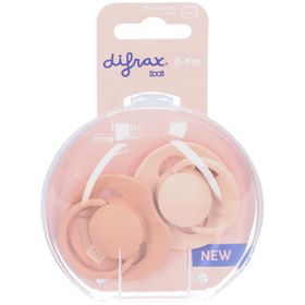 Difrax Dynamischer Fopspeen 0-6M Prime Nude/Blush