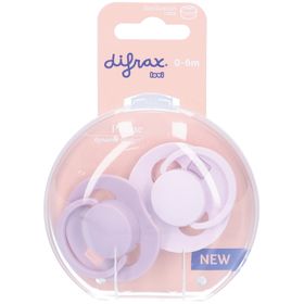 Difrax Dynamischer Fopspeen 0-6M Prime Lilas/Violette