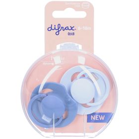 Difrax Dynamischer Fopspeen 6-18M Prime Baby Bl./Blue