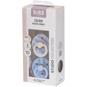 BIBS STUDIO Colour 2 Pack Block - Baby Blue | +0 Monate
