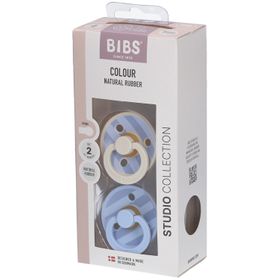 BIBS STUDIO Colour 2 Pack Block - Baby Blue | +6 Monate