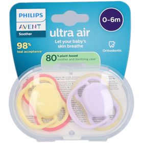 Philips Avent Schnuller +0m Air Pistazie/Lila