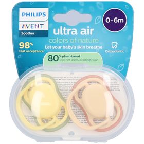 Philips Avent Schnuller +0m Air beige/grün