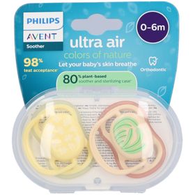 Philips Avent Schnuller +0m Air, beige, Design