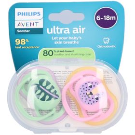 Philips Avent Schnuller +6 Monate „Blatt/Katze“