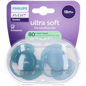Philips Avent Schnuller +18 Monate Soft blau/grün
